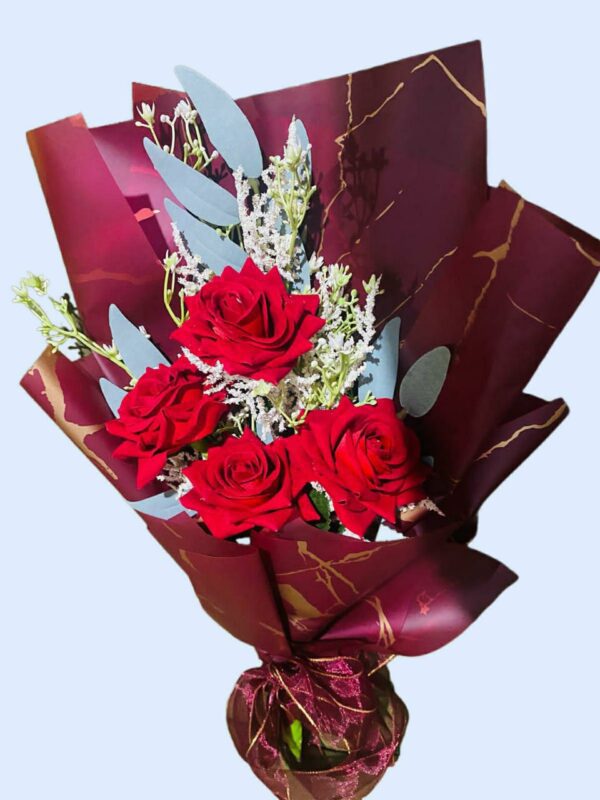 Artificial Red Roses Bouquet 0005