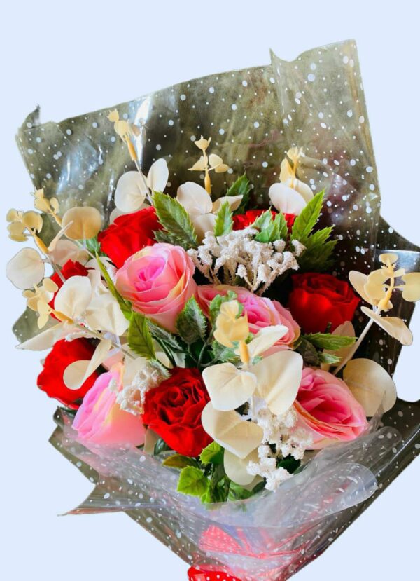 Artificial Red Roses Bouquet 0003