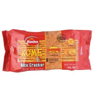 Munchee Kome Rice Crackers Cheese Chillie 45G vipex