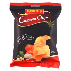 Rancrisp Cassava Chip Natural Hot & Spicy 100g vipex