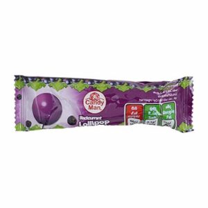 Candyman Lollipop Black Current 8g