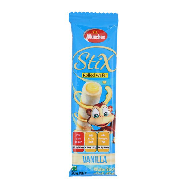 Munchee Vanilla Wafer Sticks 20g vipex